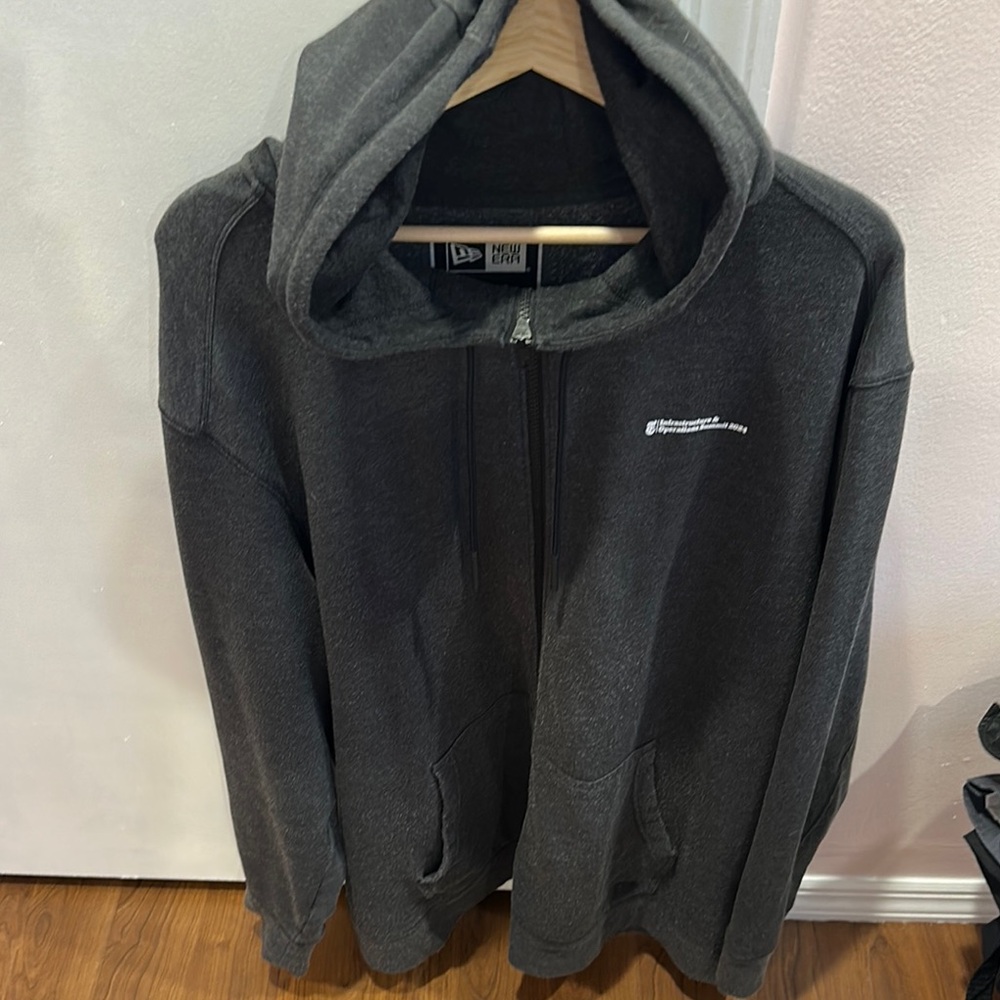 Mens New Era New York Times Zip Up